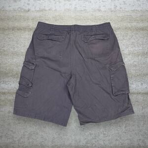 Vintage Y2K Rugged Wear Cargo Shorts 38x10 Baggy Wide Leg Fit Chocolate Brown